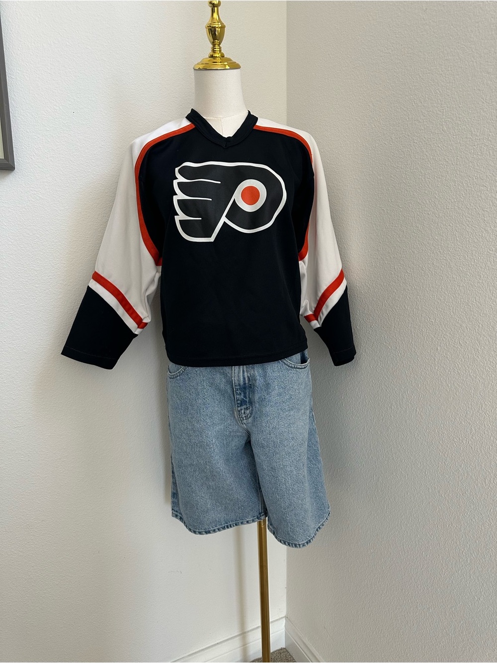 NHL Philadelphia Flyers Kids Jersey - Black, White & Orange